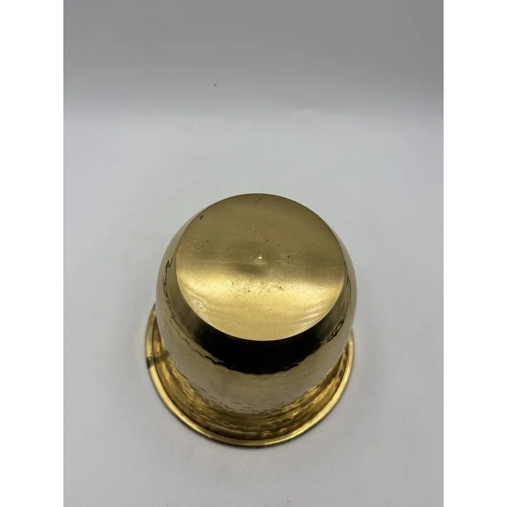 Vintage Brass Hammered 5